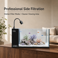 Kit complet d'aquarium récifal avec filtration biologique intégrée pour poissons marins et d'eau douce, commandes en gros personnalisées