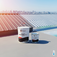 Peinture d'isolation thermique super isolante, anti-UV, imperméable et réfléchissante