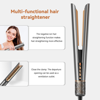Multi-styler 2-en-1 1400W : Sèche-cheveux et lisseur à air chaud pour cheveux humides et secs