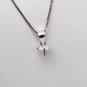 Colgante de Plata S925 con Trébol de la Suerte Geométrico Baotou, Incrustaciones de Perlas 9-16, Bandeja Vacía para Joyería DIY, Bandeja de Accesorios 781 - Product Image 1