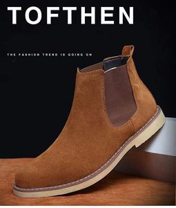 Men's Plus Size Men's <b>Boots</b> Mid-cut <b>Boots</b> Warm Men's Shoes Chelsea <b>Boots</b> - Product Image 6