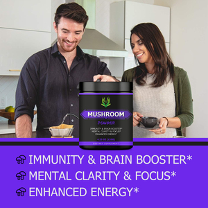 Wholesale Natural Herbal Mushroom Powder Improved Digestive System with Lion's Mane and Turkey Tail <b>Supplements</b> - Product Image 5