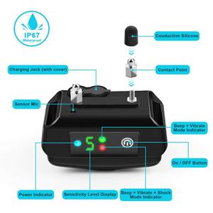 <span class=keywords><strong>2025</strong></span> उन्नत रिचार्जेबल विरोधी छाल नो छाल नियंत्रण कुत्ते का झटका बिना रिमोट के सदमे कॉलर - Product Image 5