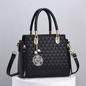 Sacs à main en cuir PU vert clair de luxe, style classique et tendance, nouvelle collection 2026 pour femmes - Product Image 3