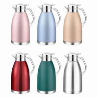 Thermos isotherme en acier inoxydable 304 de grande capacité (2,3 litres), bouilloire à thé, cafetière, carafe de voyage, bouteille isotherme LC