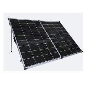 Panel <span class=keywords><strong>Solar</strong></span> Plegable Sunfield SFED-G240M de 240W, Panel <span class=keywords><strong>Solar</strong></span> Rígido Plegable de 2x120 Vatios, 21.63V, con Soporte Ajustable - Product Image 1