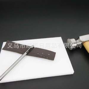 Leather Punch <b>Tool</b> Stainless Steel 10cm Length For Belt Making Diy Metal Handle - Product Image 4