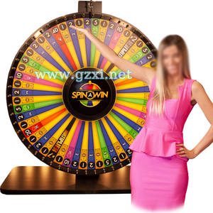 <span class=keywords><strong>Roulette</strong></span> de loterie professionnelle personnalisée en bois pour diffusion en direct, roue à prix en espèces - Product Image 3