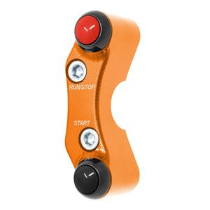 Interruptor de manillar derecho para KTM 990 Duke (agujeros desalineados) (naranja) - Product Image 4