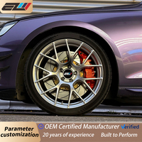 Jantes forgées EZW personnalisables 18 19 20 22x12 pouces 5x112 5x114.3 5x120 pour voitures particulières à cinq branches pour Cadillac pour Range Rover