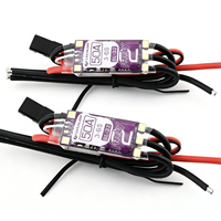 Flycolor Francy2 50A 3-6S LiPo BL32 Contrôleur de vitesse électronique sans balais (ESC) mini pour avions RC à voilure fixe et drones de course