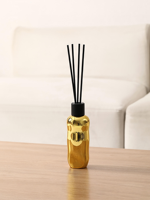 Diffuseur de parfum de qualité commerciale, bouteille en verre irrégulière de luxe, saveur de thé, OEM ODM, marque privée, décoration d'étagère à domicile
