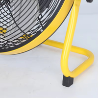 Ventilateur de sol solaire de 12 pouces, 3 pales, ventilateur portable pour le camping en plein air, ventilateur de sol rechargeable par énergie solaire