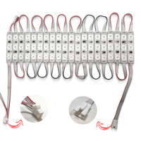 Nouveau module adressable haute luminosité 4 lignes 75*15mm IP65 pour la fabrication de boîtes lumineuses publicitaires et de signalétique