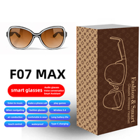 Lunettes Intelligentes F07 – Audio Ouvert 5.4, Conduction Aérienne, Contrôle Tactile, Type-C, ABS+PC