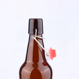 Venta al por mayor ámbar vacío 16oz <span class=keywords><strong>grolsch</strong></span> botellas de vidrio de cerveza superior del oscilación 500ml - Product Image 5