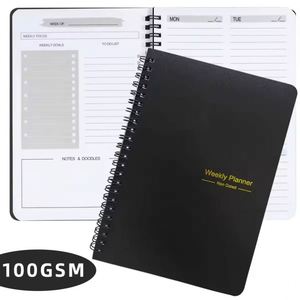 Agendas et Organisateurs en Gros 2025 avec Couverture PVC/PP – Planificateur Quotidien, Hebdomadaire, Mensuel A5, Carnet de Budget, Agenda Non Daté - Product Image 3