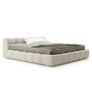 Cadre <span class=keywords><strong>de</strong></span> <span class=keywords><strong>lit</strong></span> plateforme Queen Size avec tête <span class=keywords><strong>de</strong></span> <span class=keywords><strong>lit</strong></span> incurvée et support en <span class=keywords><strong>lattes</strong></span> <span class=keywords><strong>de</strong></span> bois / Cadre <span class=keywords><strong>de</strong></span> <span class=keywords><strong>lit</strong></span> moderne rembourré <span class=keywords><strong>de</strong></span> luxe / Matelas - Product Image 6