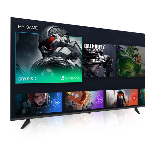 Wholesale CHIGO Frameless QLED Smart TVs 32-80 Inch LED Android 4K Ultra HD HDTV WebOS System A+ Grade Panel 120Hz Refresh Rate