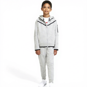 Sudaderas con Capucha y Cremallera para Niños, Color Sólido, Personalizables con Logotipo, Manga Larga, Deportivas, Casuales, Transpirables - Product Image 1