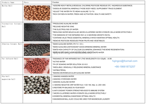 Perles <span class=keywords><strong>de</strong></span> cèdre, boule en céramique à infrarouge lointain <span class=keywords><strong>pour</strong></span> filtre à <span class=keywords><strong>eau</strong></span> - Product Image 4