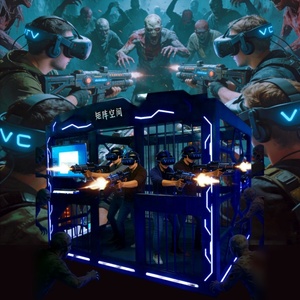 Machine de tir VR multijoueur en ligne à base d'équipe, arène VR, simulateur de tir de précision, mode coopératif, zone de jeu de survie contre les zombies - Product Image 1