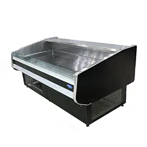 Refrigerador ilha de degelo, combinado, manual, usado, superfície, manequim, display congelado, congelar
