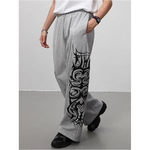 Pantalon de survêtement ample pour homme FOXA, coupe large, taille à cordon, avec poches, respirant, en coton et polyester - Product Image 3