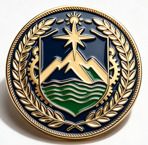 Custom Logo Metal Lapel <b>Pin</b> Soft Enamel <b>Badge</b> Round Zinc Alloy Emblem for Garment Bags Hats Souvenir Gift - Product Image 2