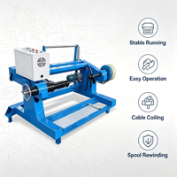 Pour la ligne de production de câbles machine de gain de poudre magnétique alimentation et enroulement bobine de câble gain horizontal