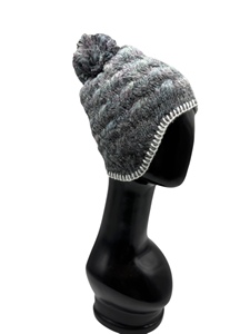 Gorro de Invierno Unisex de Punto LANDBAS Taiwan Premium de 56-58 cm, Estilo Moderno, con Orejeras para Parque de Atracciones, para Esquiar - Product Image 3