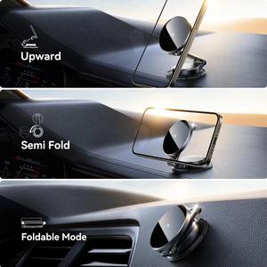 Chargeur de voiture sans fil rapide 15W, support magnétique pour téléphone, ABS, étanche, support universel pour appareils mobiles - Product Image 5