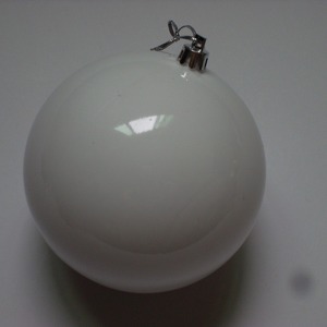 Palline di Natale Bianche 3CM-60CM Lucide/Opache Galvanizzate Decorazioni Festive - Product Image 3
