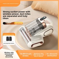 Aspirateur sans fil Dreepor pour matelas de lit, 13Kpa, aspirateur à main avec lumière UV-C, filtre HEPA, canapé, lit