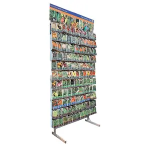 Draad rack display rack bloem groentezaad display stand