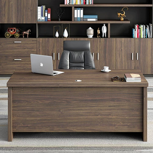 <span class=keywords><strong>Bureau</strong></span> de direction en bois avec tiroirs et armoire, <span class=keywords><strong>bureau</strong></span> <span class=keywords><strong>informatique</strong></span> moderne de luxe pour le <span class=keywords><strong>bureau</strong></span> à domicile - Product Image 1