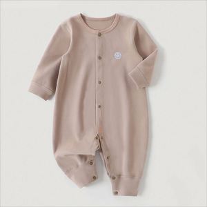 Vêtements pour bébés nouveau-nés, garçons et filles, en coton, manches courtes, barboteuse pour bébé, col rabattu, barboteuse pour bébé, 0-3 mois - Product Image 4