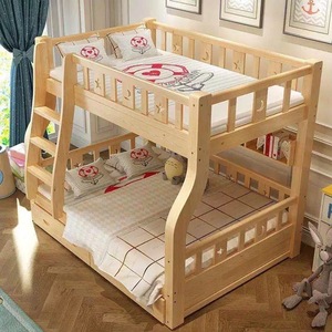 Vente directe d'usine Loft : Meubles économiques et abordables pour la <span class=keywords><strong>chambre</strong></span> des enfants, lits superposés en bois massif pour plusieurs enfants - Product Image 4