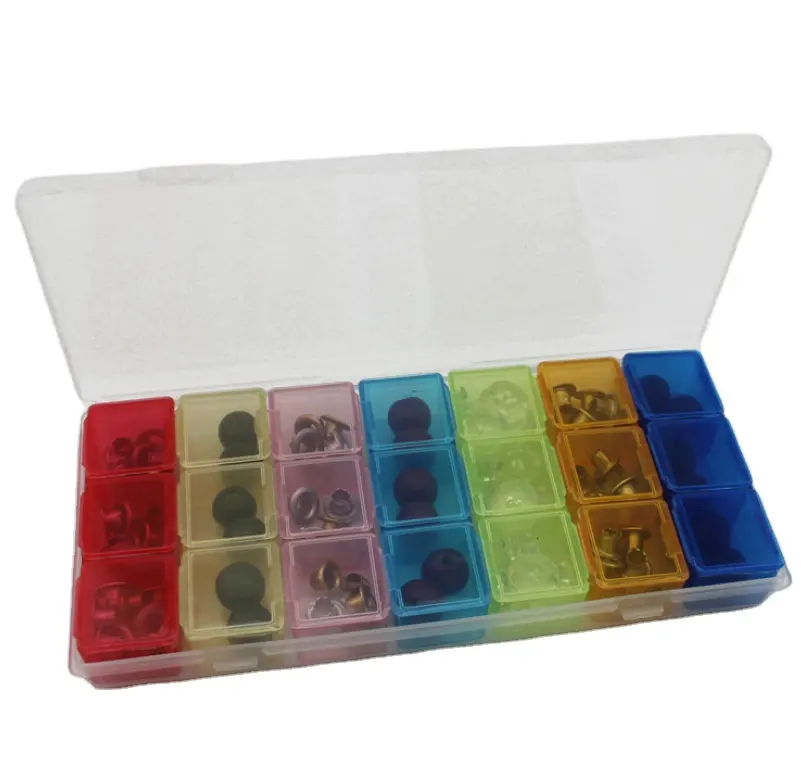 Hochwertige Mini Pill Case Medical Box für 21 Tage 21 Fach Plastic Medicine Pill Organizer Box Tragbare Pillen box