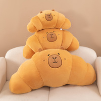 Peluche Capybara de haute qualité en forme de croissant et de baguette, jouet en peluche Capyfish rembourré en coton PP, à partir de 14 ans
