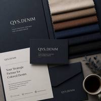 Tissu en denim brun 100 % coton 11,1 oz, tissé sergé lourd et rigide, non extensible, textile durable pour vêtements de travail et jeans