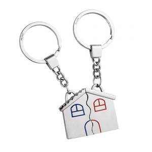 Llavero Metálico Personalizado con Logotipo de Dos Casitas Pequeñas - Product Image 1