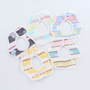 Nouvel Arrivage 2026 – Ensemble de 5 Bavoirs Bébé en Pur Coton à Motifs de Dessins Animés, Anti-Salissures, Style Foulard, Serviettes Anti-Salive Certifiées Classe A, 0-3 Ans - Product Image 4