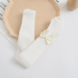 Quần Tất Dệt Kim Mùa Xuân Và Mùa Thu Cho Bé Gái Tất Dài Ngọt Ngào Cho Trẻ Em Em Em Bé Có Nơ - Product Image 6