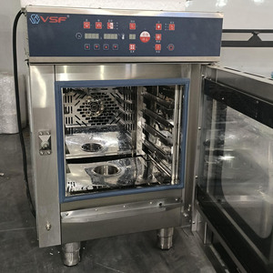 فرن بخار تجاري متعدد الوظائف ، فرن كومبي من الفولاذ المقاوم للصدأ ، نجوم تنظيف ، متاجر مطاعم الفنادق - Product Image 6