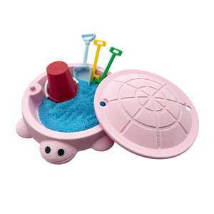 Juego de herramientas Turtle Sandplay, juguete de playa impreso en 3D, herramientas para excavar arena para niños, dispositivo práctico para niños de 4 a 6 años, para interiores y exteriores - Product Image 4