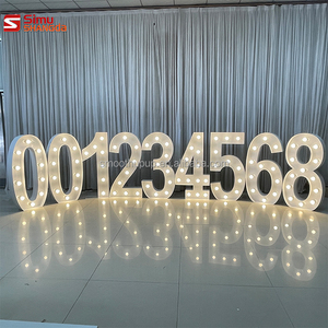 <span class=keywords><strong>Letras</strong></span> LED de 3 y 4 pies con la palabra MR&MRS para propuestas de matrimonio y eventos, de Wedding Factory - Product Image 3