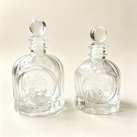Bouteille diffuseur de parfum élégante en verre gaufré avec bouchon en verre 100ml 150ml – Flacon d'arôme pour emballage de parfum d'intérieur