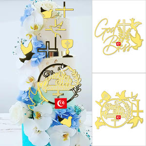 Fournisseur de décorations de gâteaux Fournisseur de décoration de gâteaux sur le thème du baptême des enfants de haute qualité - Product Image 2