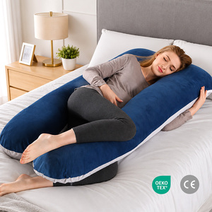 Almohada <span class=keywords><strong>de</strong></span> gran oferta para todo el cuerpo en forma <span class=keywords><strong>de</strong></span> U, almohada <span class=keywords><strong>de</strong></span> apoyo para el <span class=keywords><strong>embarazo</strong></span> para dormir - Product Image 1